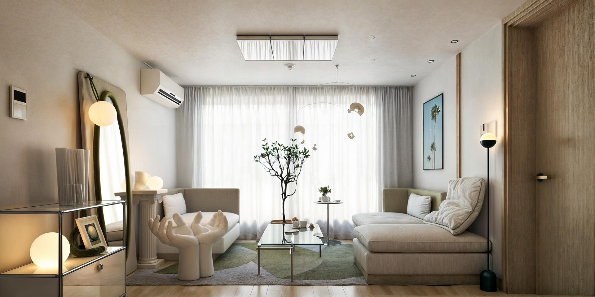 강서구 오피스텔 18평  ㅣ  거실 인테리어