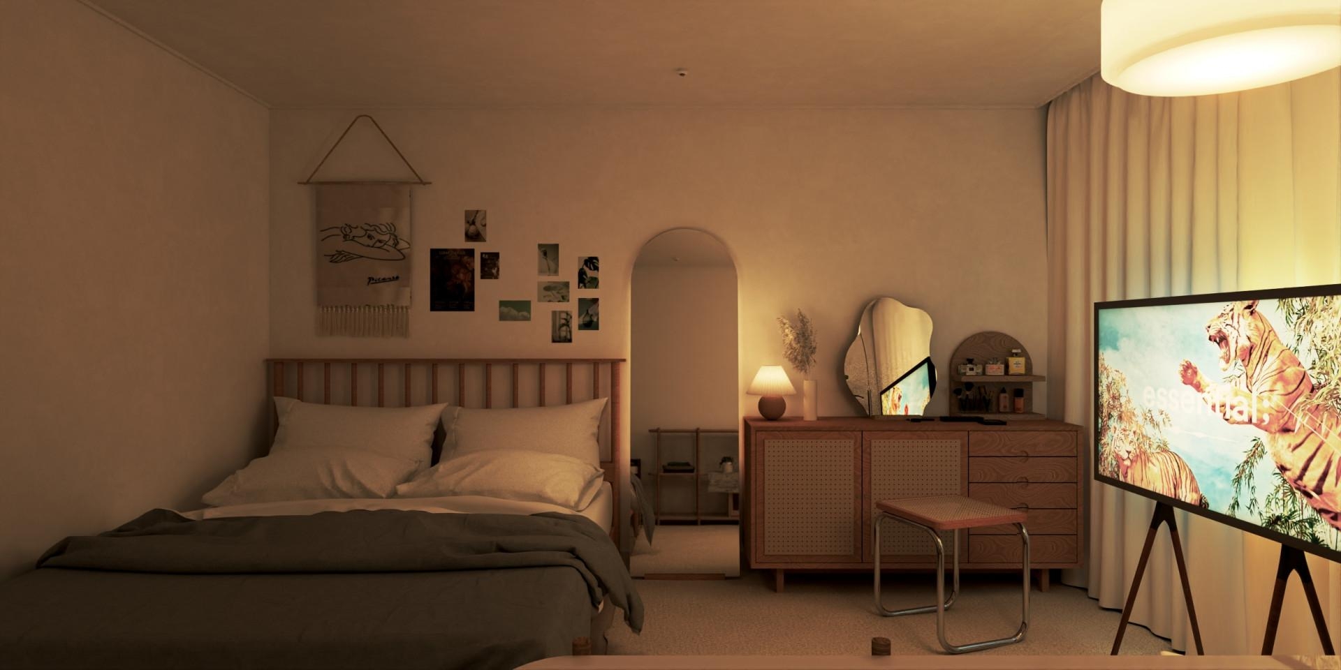 강서구 오피스텔 18평  ㅣ  침실 인테리어