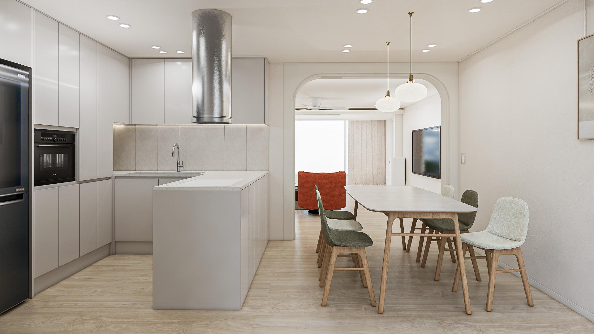 송파구 잠실 레이크팰리스 35평  ㅣ  다이닝 인테리어