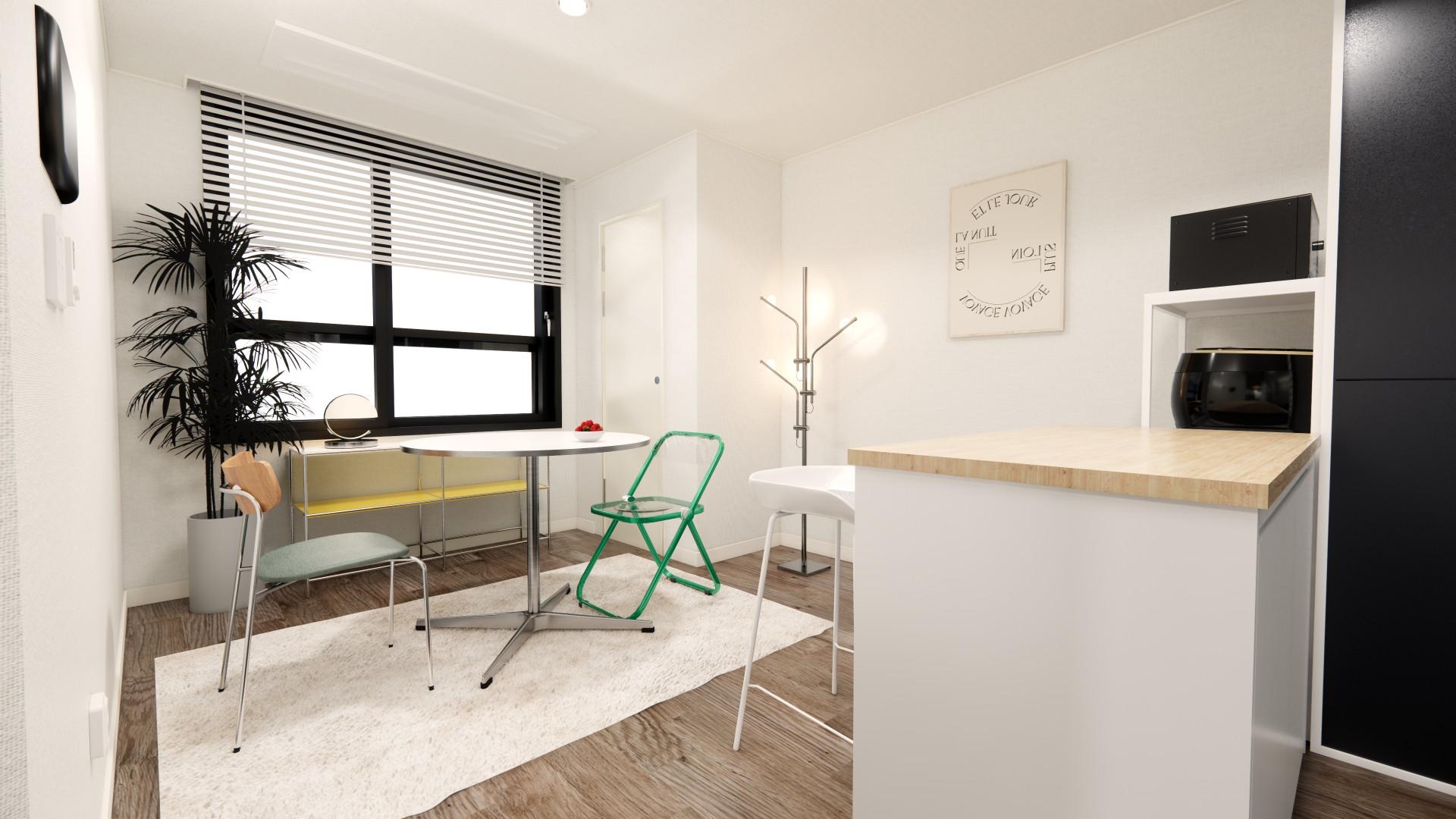 수유역 오피스텔 에피소드수유 17평  ㅣ  다이닝 인테리어