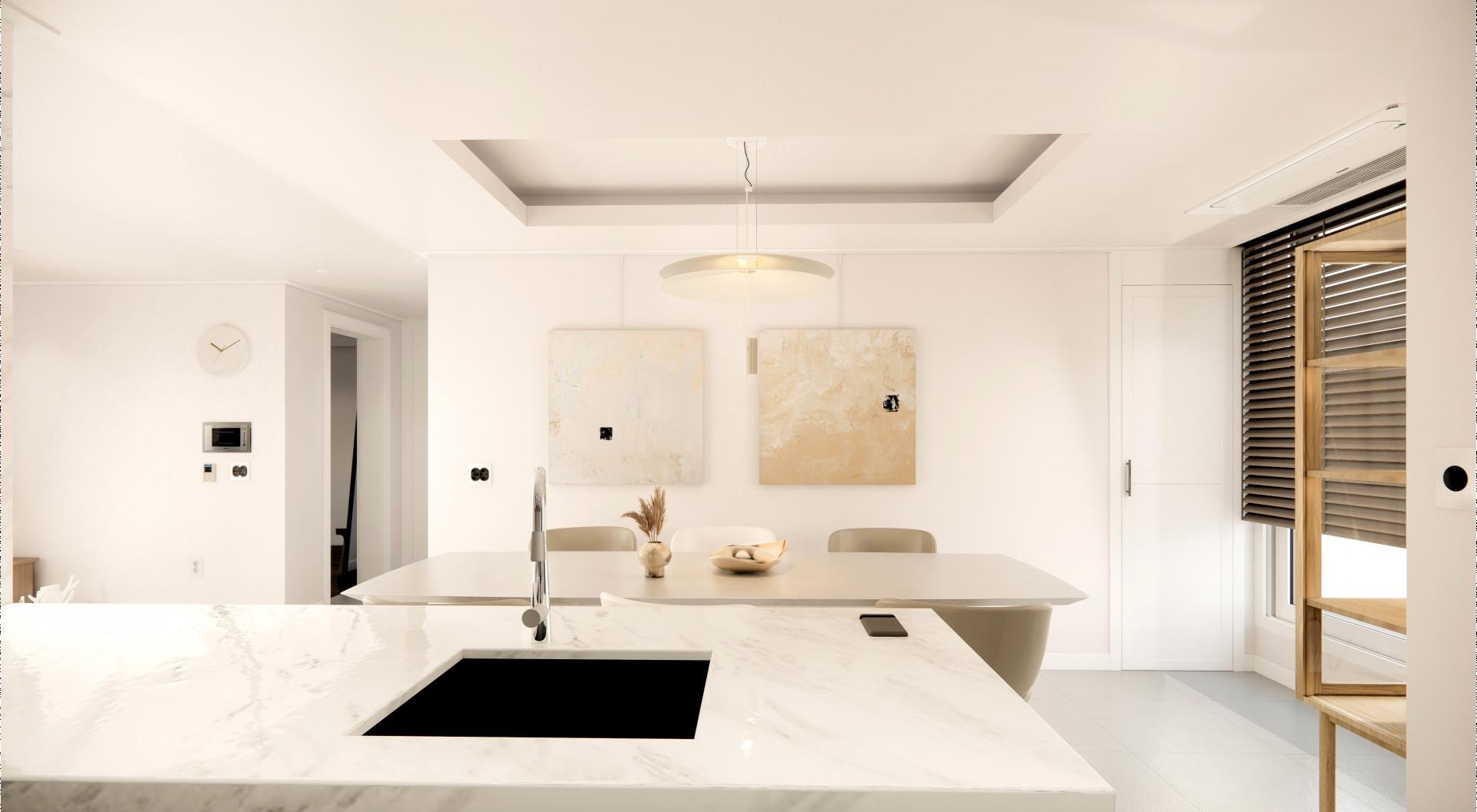 송파구 잠실 리센츠 아파트 48평  ㅣ  다이닝 인테리어