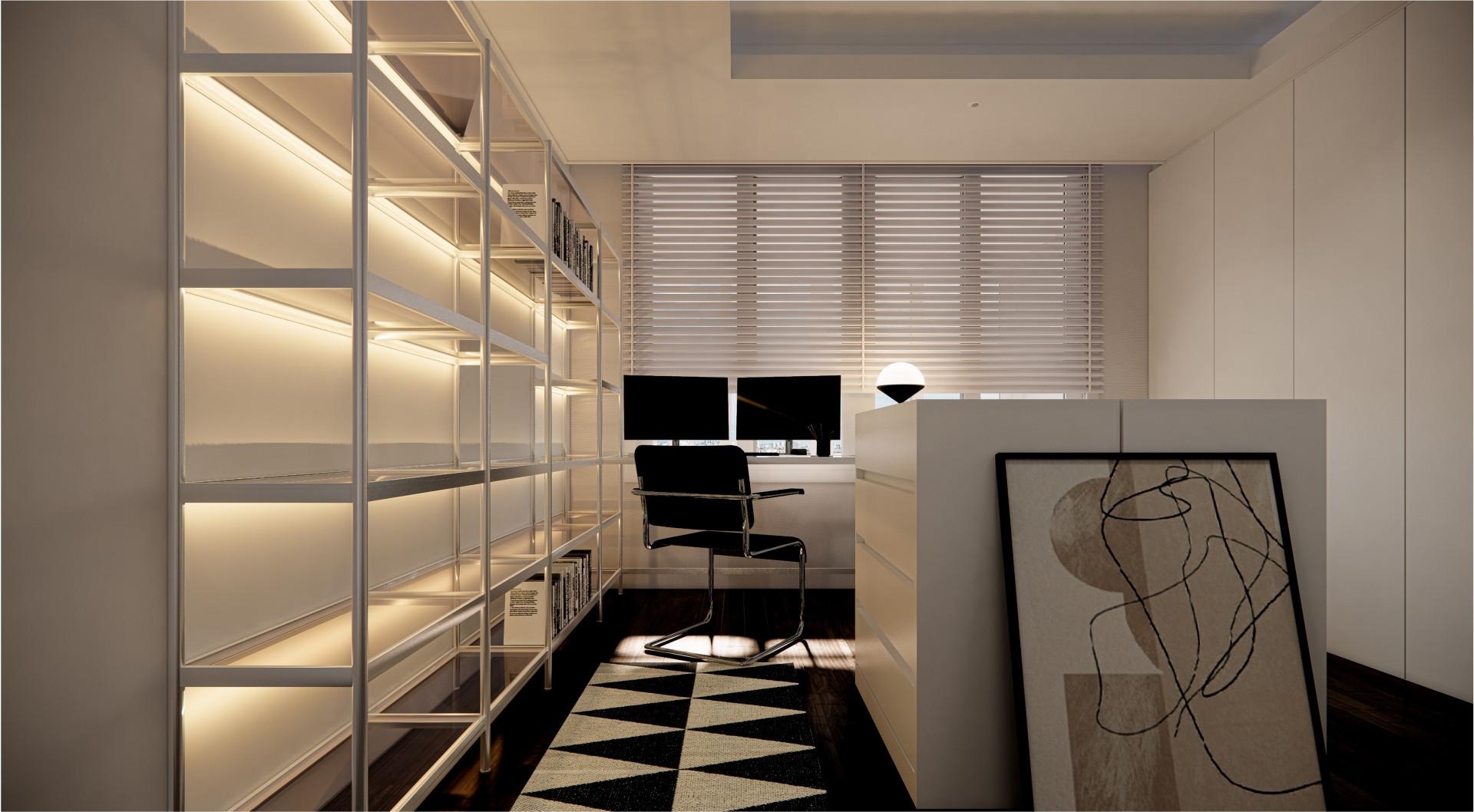 송파구 잠실 리센츠 아파트 48평  ㅣ  서재 인테리어