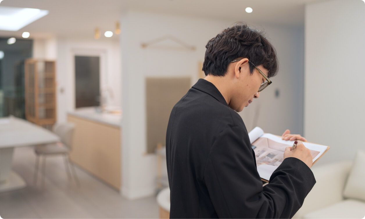 인테리어티쳐 스타일링 디자이너 3D 시안 설명