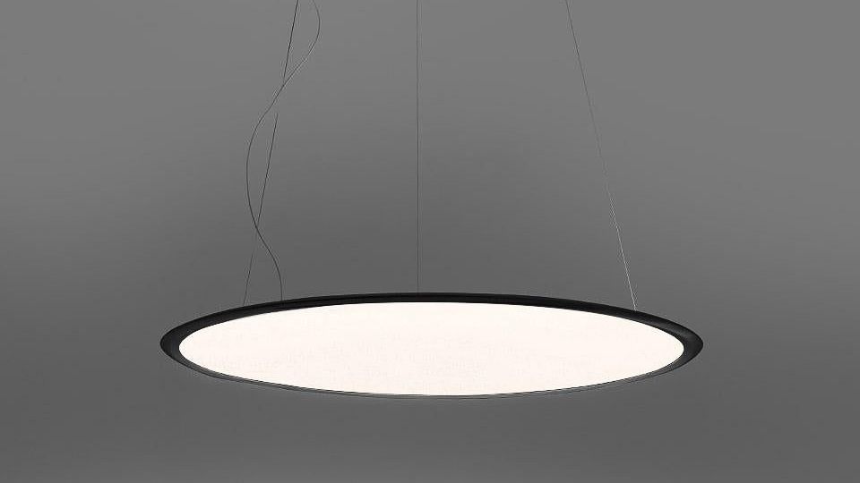 아르떼미데 디스커버리 서스펜션 램프(Discovery Suspension lamp) : 우주 속 빛의 여행에서 영감을 받은 조명 커버 이미지