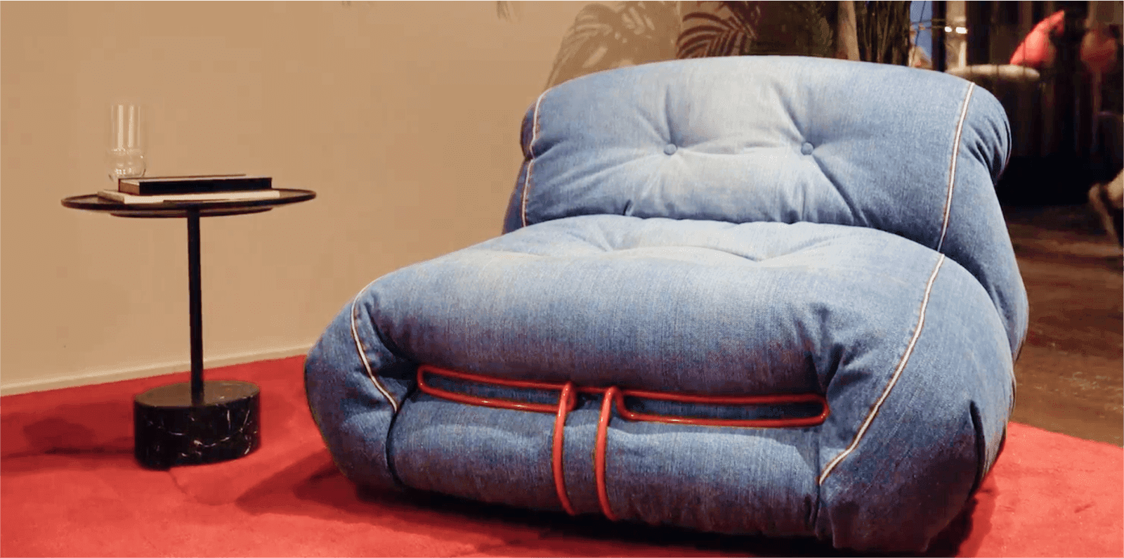 Cassina Sorianna denim sofa 소리아나 암체어 데님 한정판