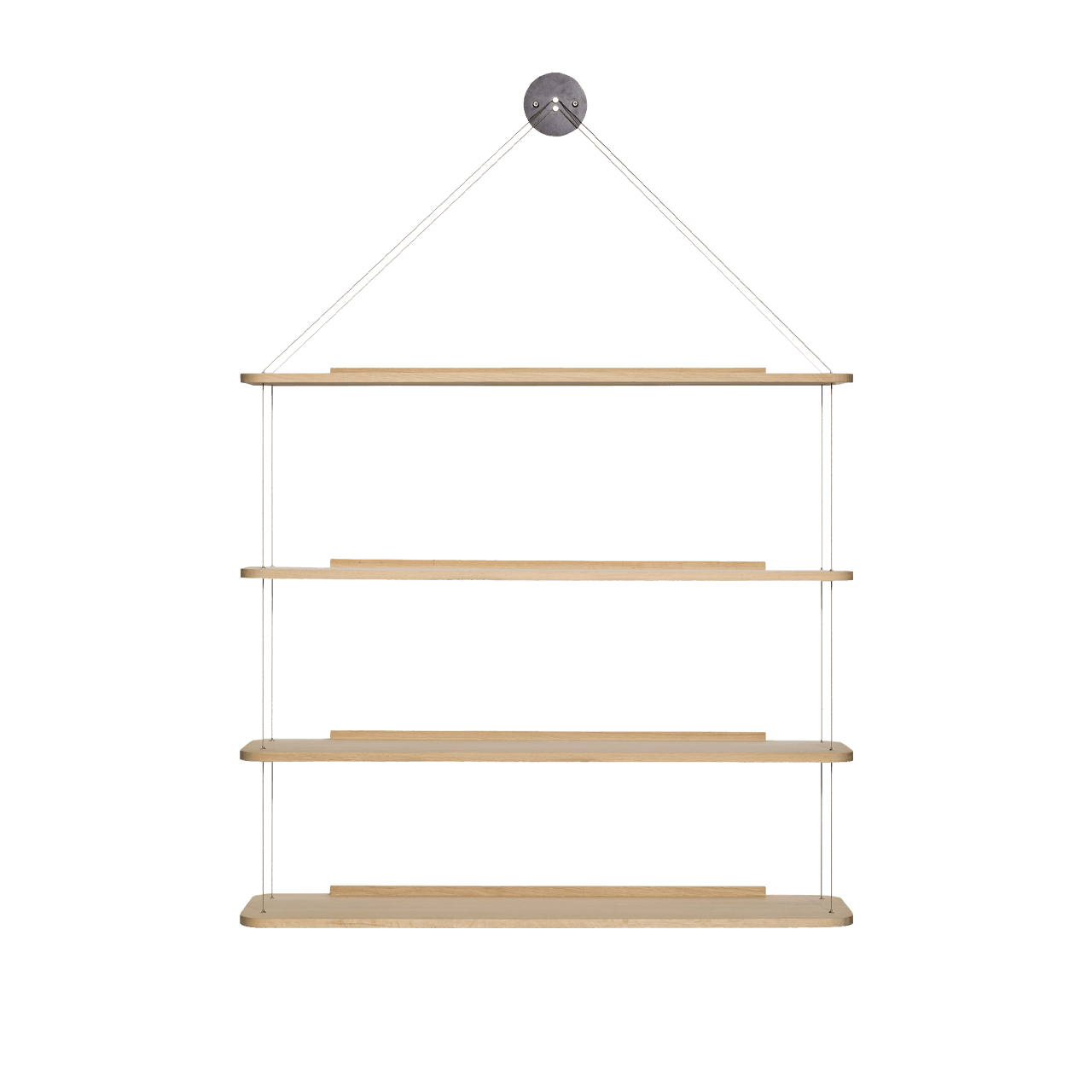 라이베리아 펜실 와이어 책장_  래커드 오크