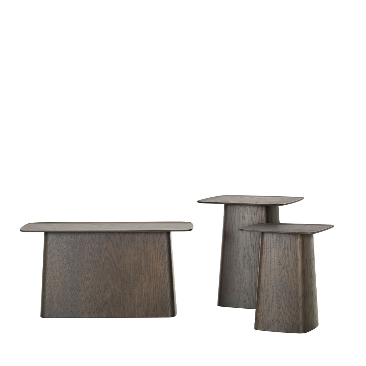 우든 사이드 테이블 (다크 오크)