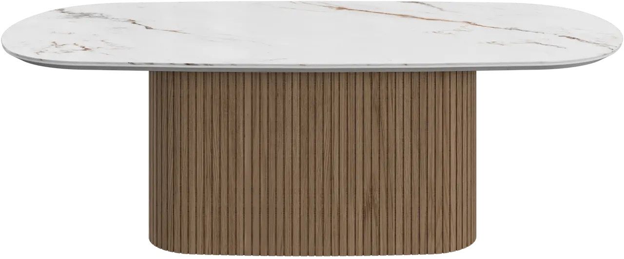 산티아고 커피 테이블 오벌