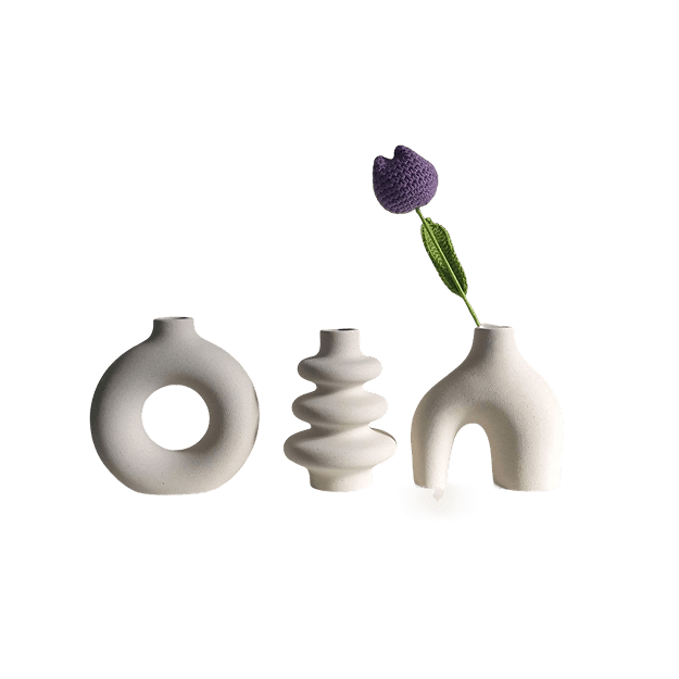 샌드 오브제 화병 3종 세트
