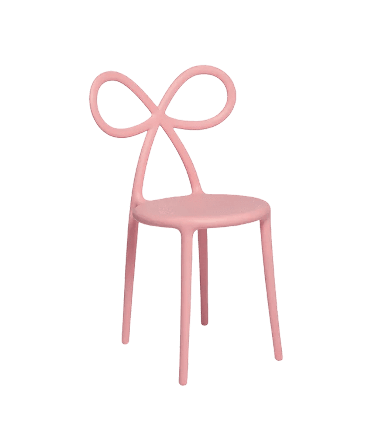 리본 체어 핑크
