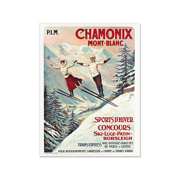 샤모니 몽블랑 CHAMONIX MONT-BLANC (액자 포함)