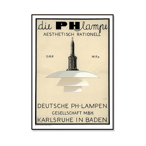 루이스 폴센 LOUIS POULSEN PH LAMP, WHITE (액자 포함)