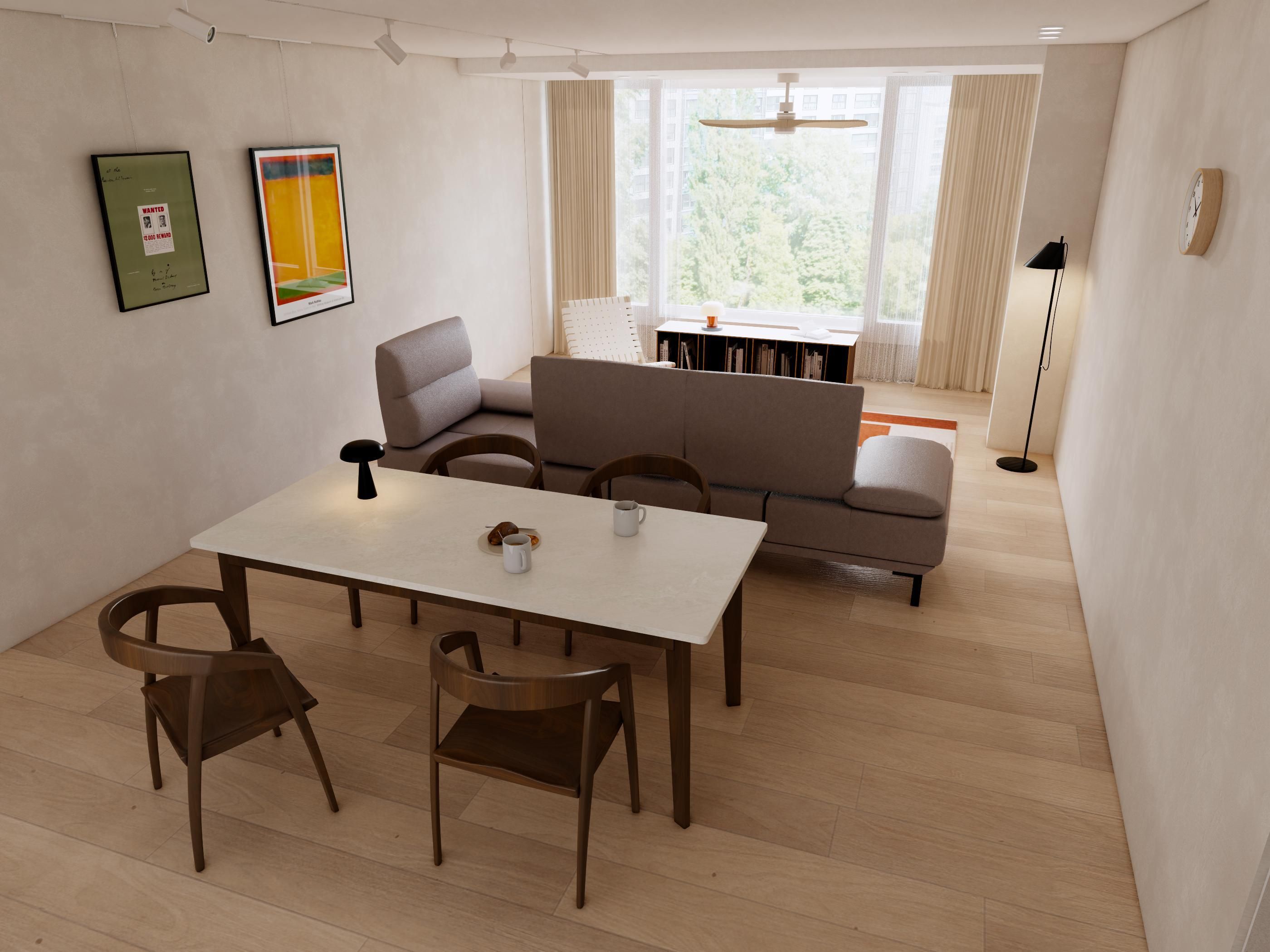 목동신시가지아파트 38평 다이닝 미드센추리 빈티지 인테리어