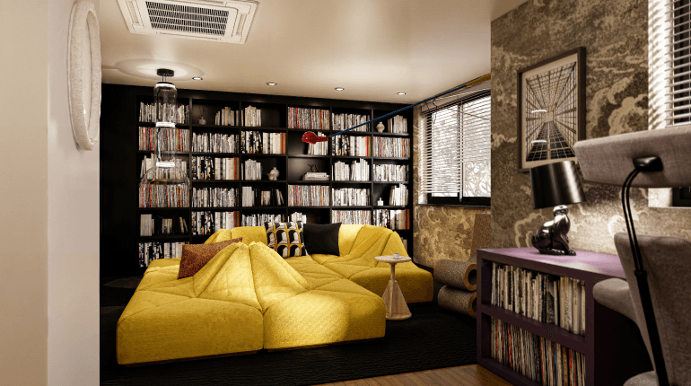 평창동 단독주택  l  서재 인테리어