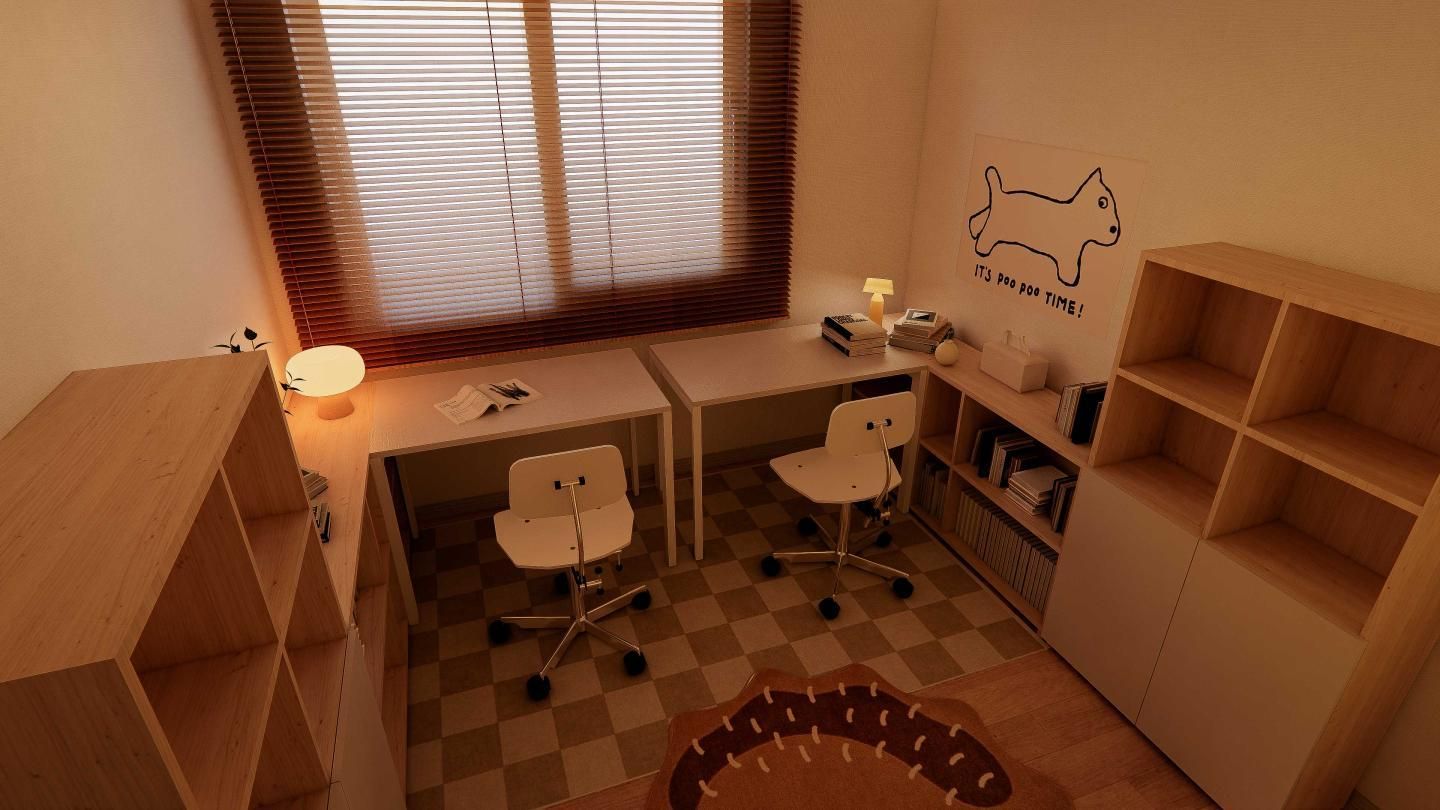 둔촌 올림픽파크 포레온 59B Type ㅣ공부방 인테리어