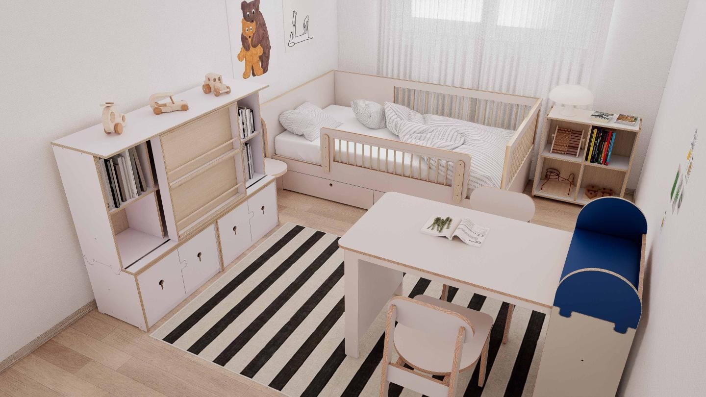 둔촌 올림픽파크 포레온 109A Type ㅣ아이방 인테리어