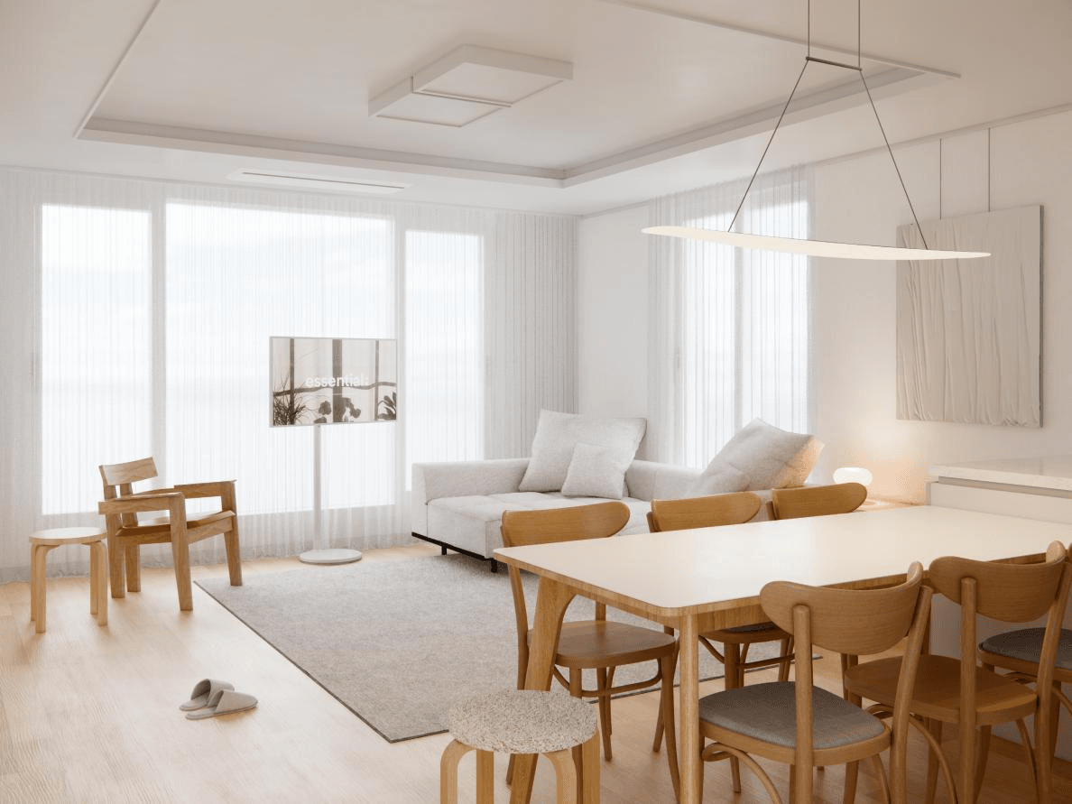 둔촌 올림픽파크 포레온 84D Type ㅣ다이닝 인테리어