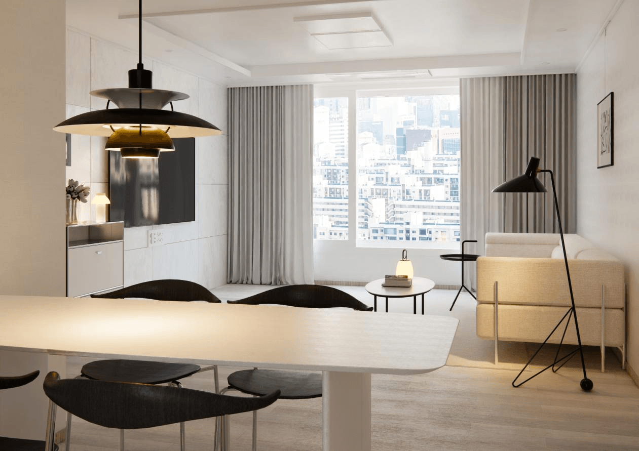 둔촌 올림픽파크 포레온 25평 ㅣ 다이닝 인테리어