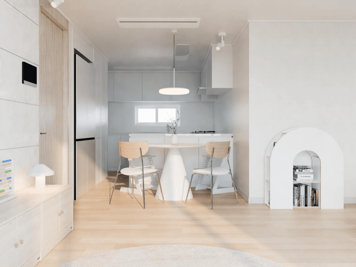 둔촌 올림픽파크 포레온 25평 ㅣ 다이닝 인테리어