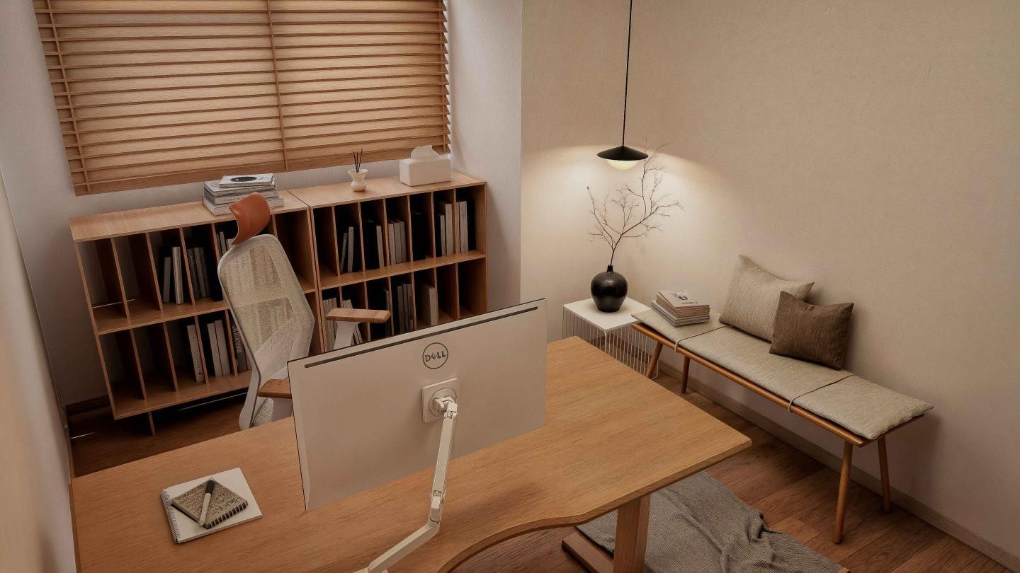 둔촌 올림픽파크 포레온 34평 ㅣ 서재 인테리어