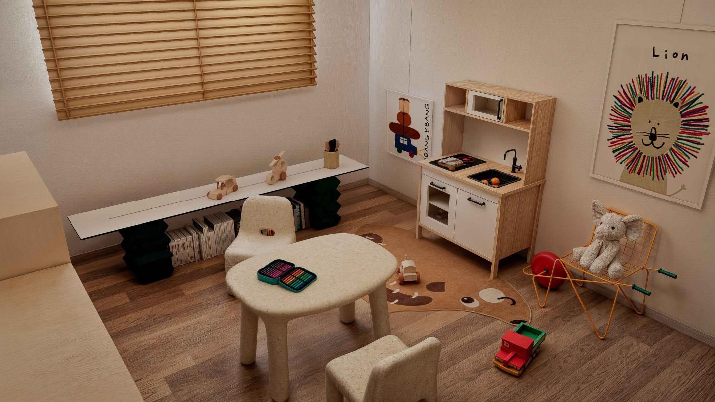 둔촌 올림픽파크 포레온 34평 ㅣ 아이방 인테리어