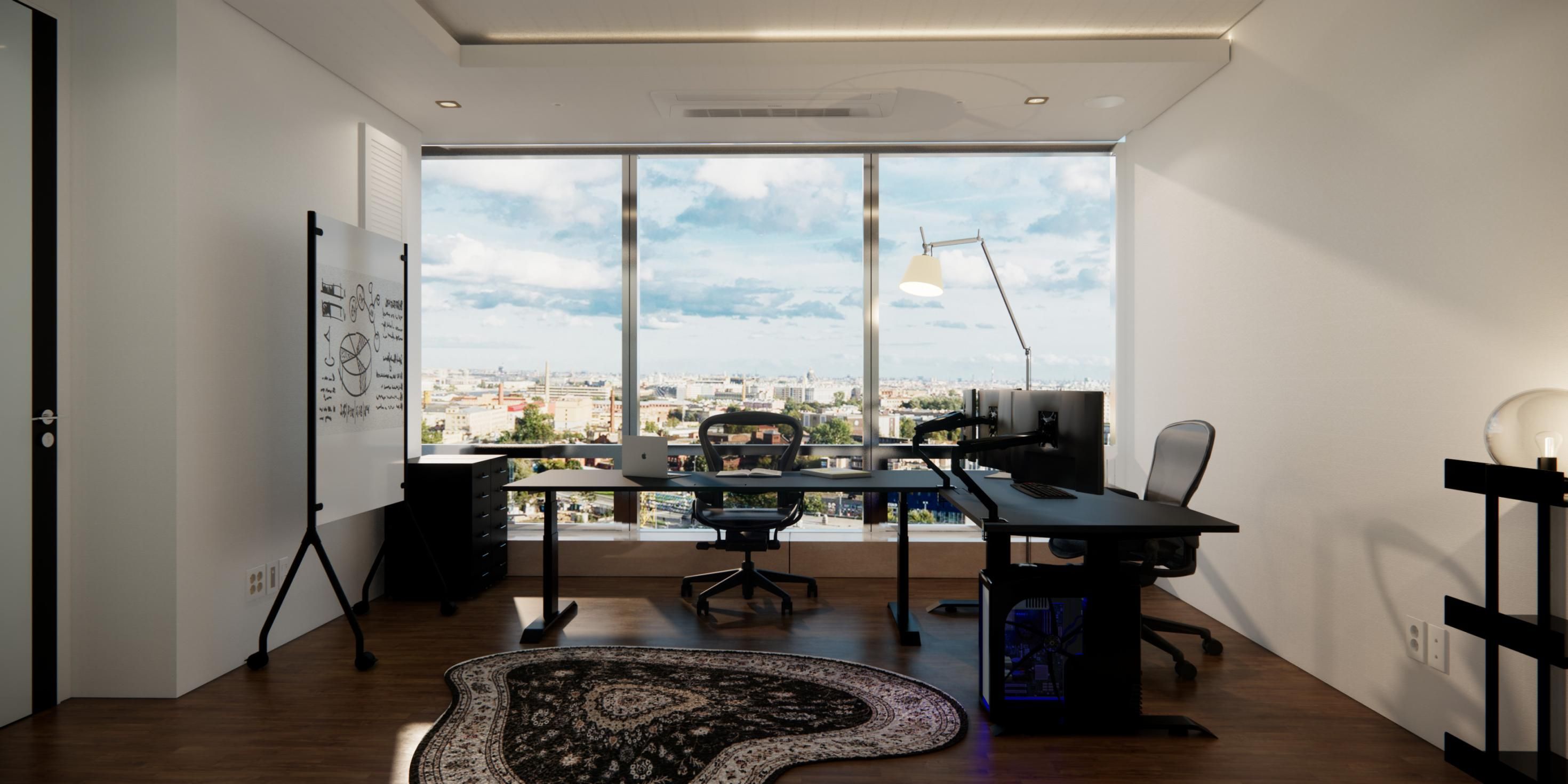 영등포 여의도파크센터 34평 ㅣ 서재 인테리어