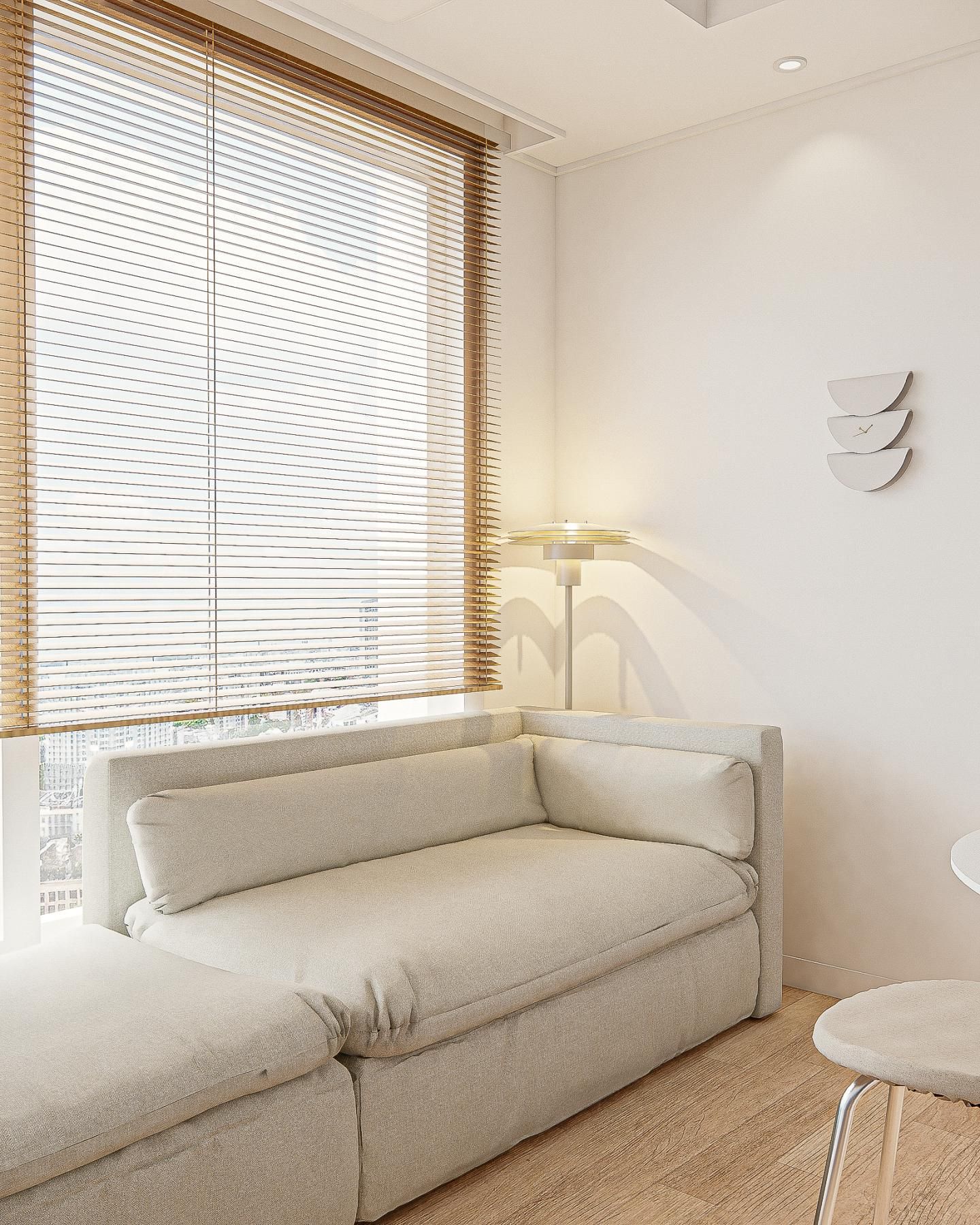 둔촌 올림픽파크포레온 25평 ㅣ 거실 인테리어	