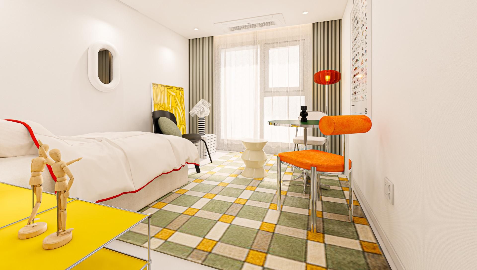 경기도 고양시 60평  ㅣ  게스트룸 인테리어