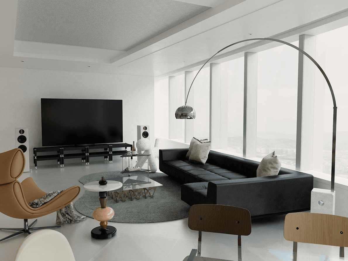 송파구 잠실 시그니엘 레지던스 80평ㅣ거실 인테리어