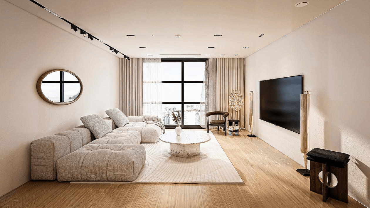 논현동 브라이튼 N40 54평ㅣ거실 인테리어