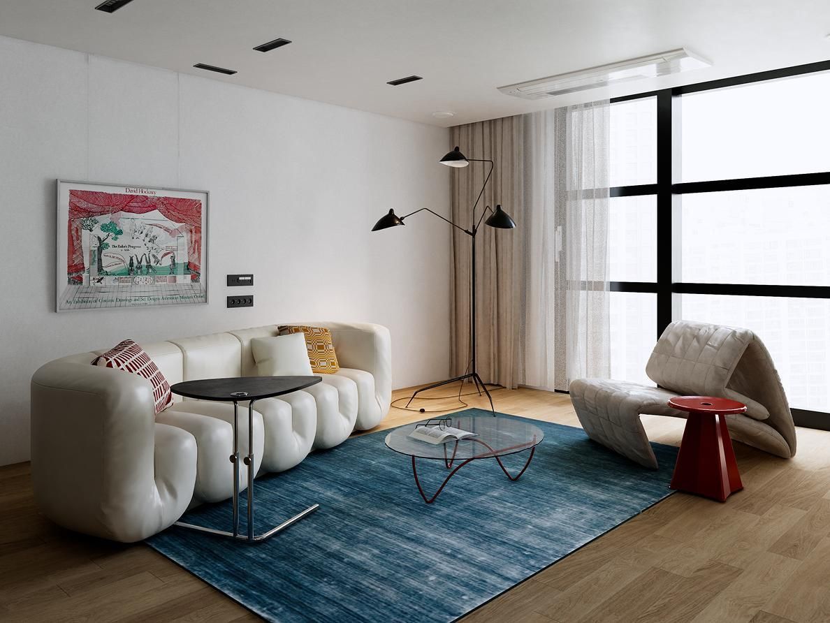 논현동 브라이튼 N40 54평ㅣ거실 인테리어