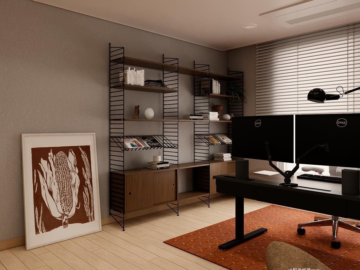 구의동  e편한세상 43평ㅣ서재 인테리어