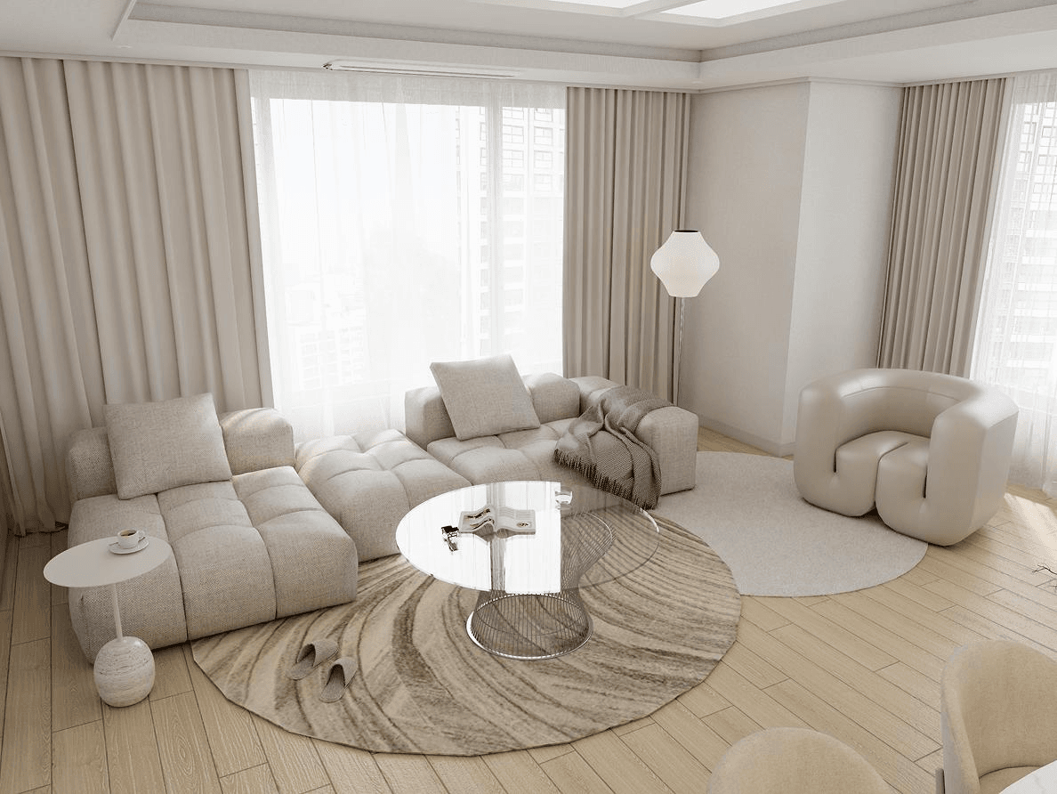 잠원동 메이플자이 43평 ㅣ 거실 인테리어