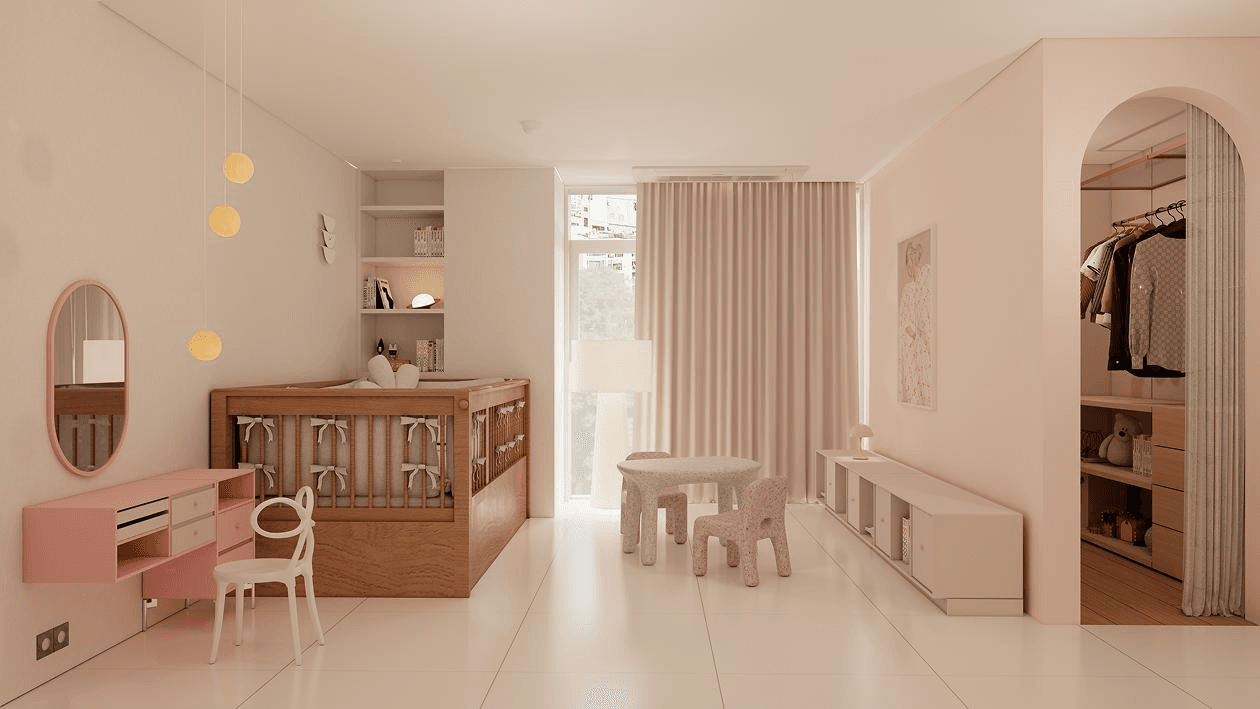 서빙고동 아페르한강 74평 ㅣ 아이방 인테리어