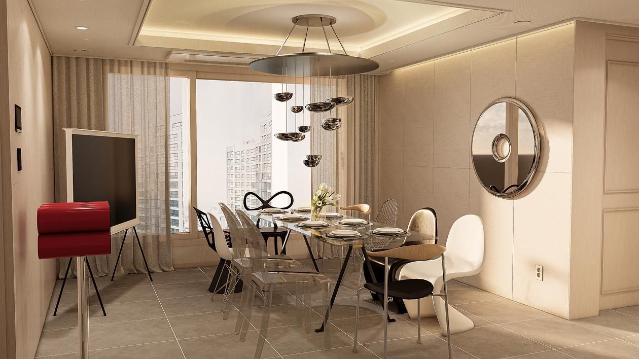 왕길동 로열파크씨티푸르지오 30평 ㅣ 다이닝 인테리어