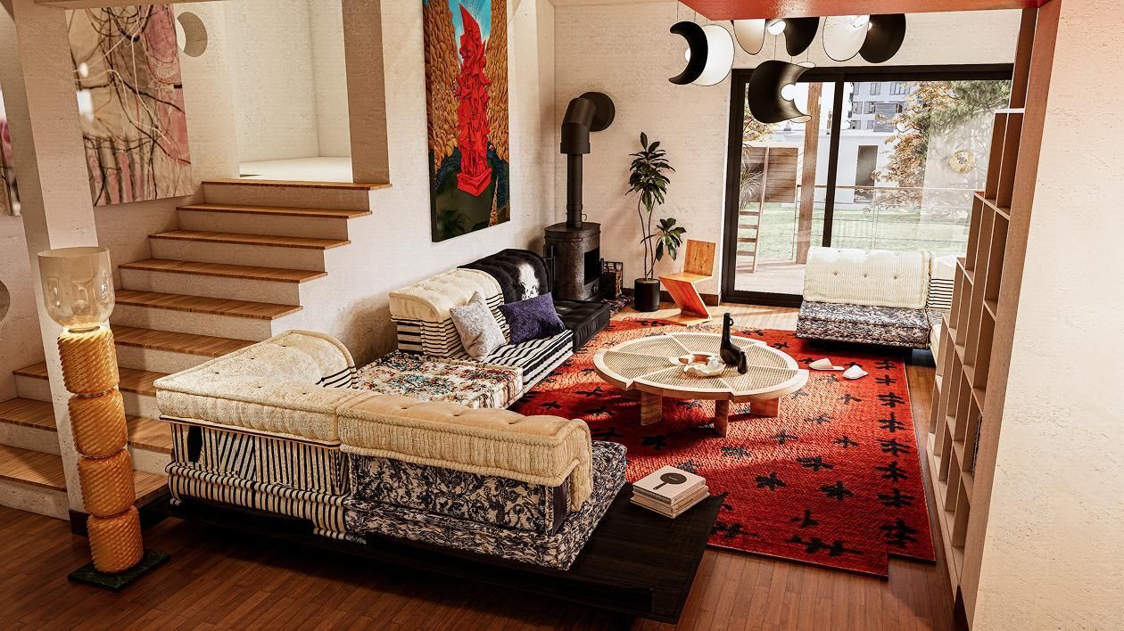 평창동 단독주택 100평 ㅣ 거실 인테리어