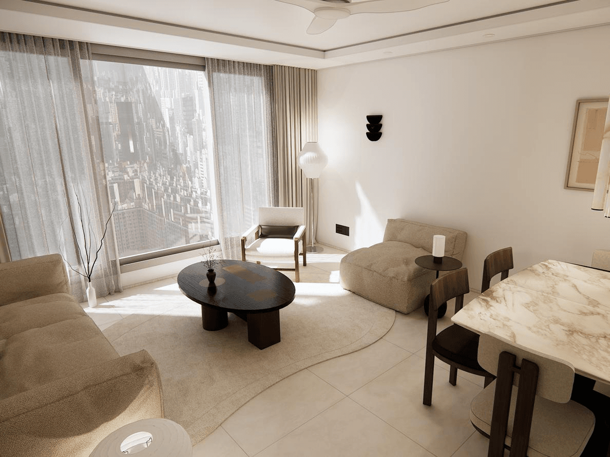 개포동 개포자이 프레지던스 33평ㅣ거실 인테리어