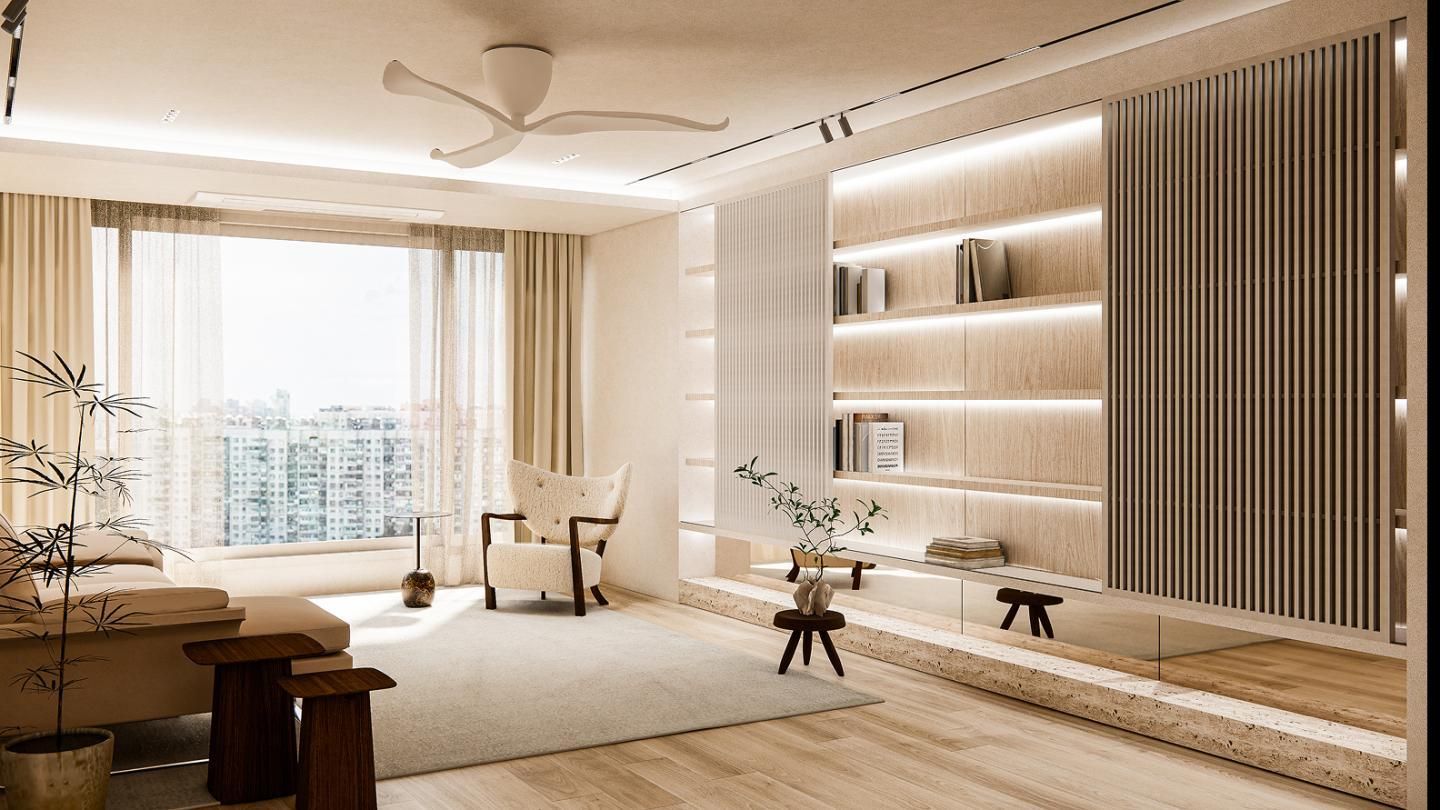 대치동 선경아파트 47평ㅣ거실 인테리어