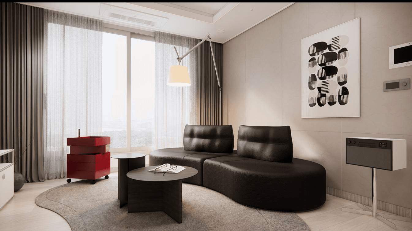 강남구 청담 르엘 34평 ㅣ 거실 인테리어