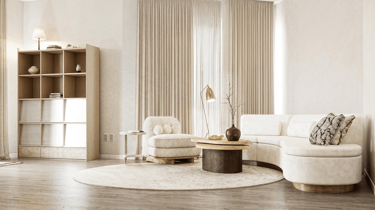 Burlingame CA 94010  74평 ㅣ 거실 인테리어