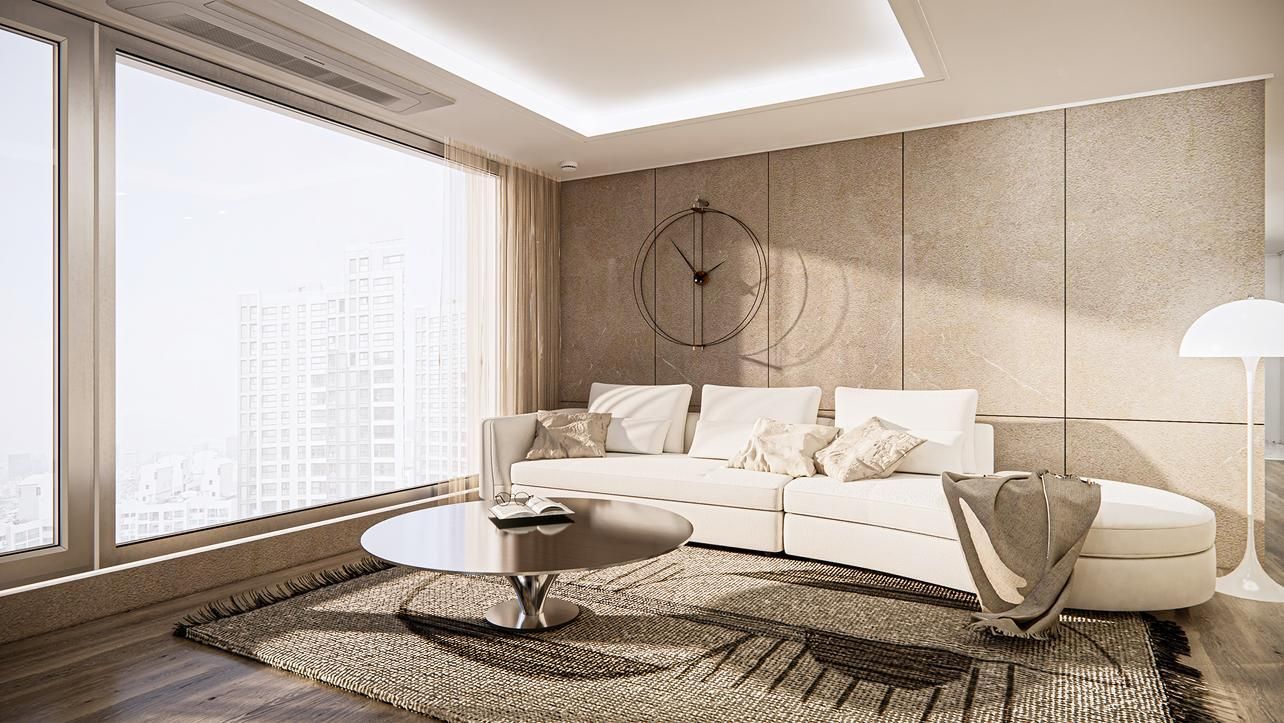 강남구 청담 르엘 34평 ㅣ 거실 인테리어