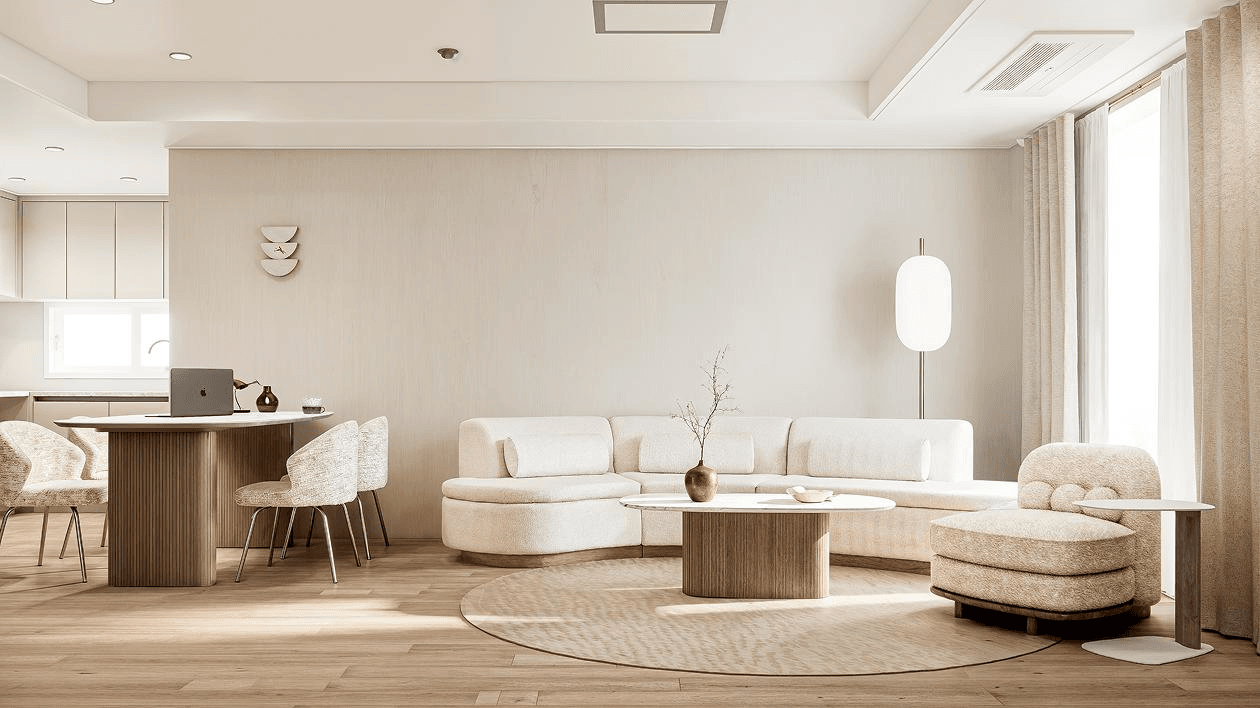 천호동 강동 프레스티지원 26평 ㅣ 거실 인테리어