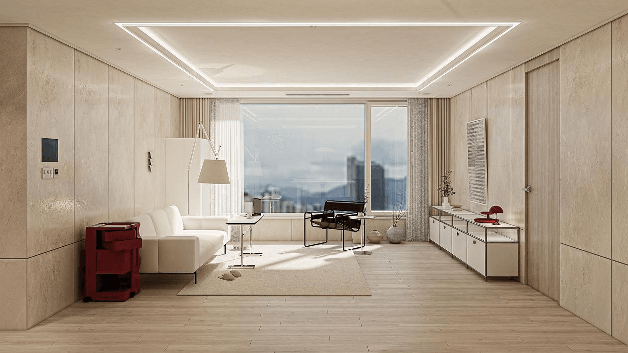 강남구 청담 르엘 34평 ㅣ 거실 인테리어