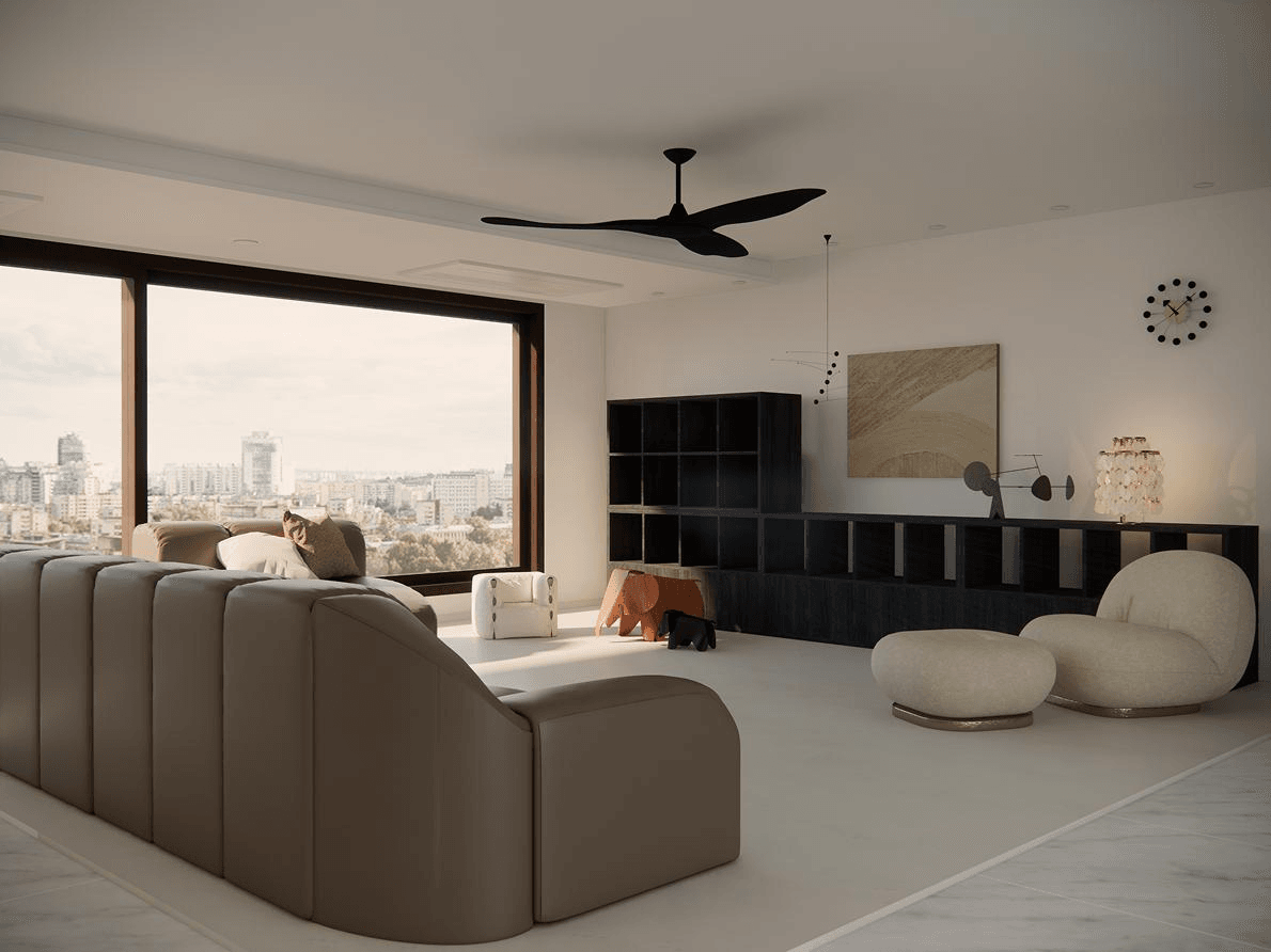 흑석동 마크힐스 74평 ㅣ 거실 인테리어