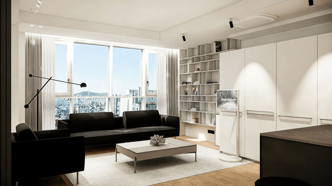 논현동 보타니끄 논현 35평 ㅣ 거실 인테리어