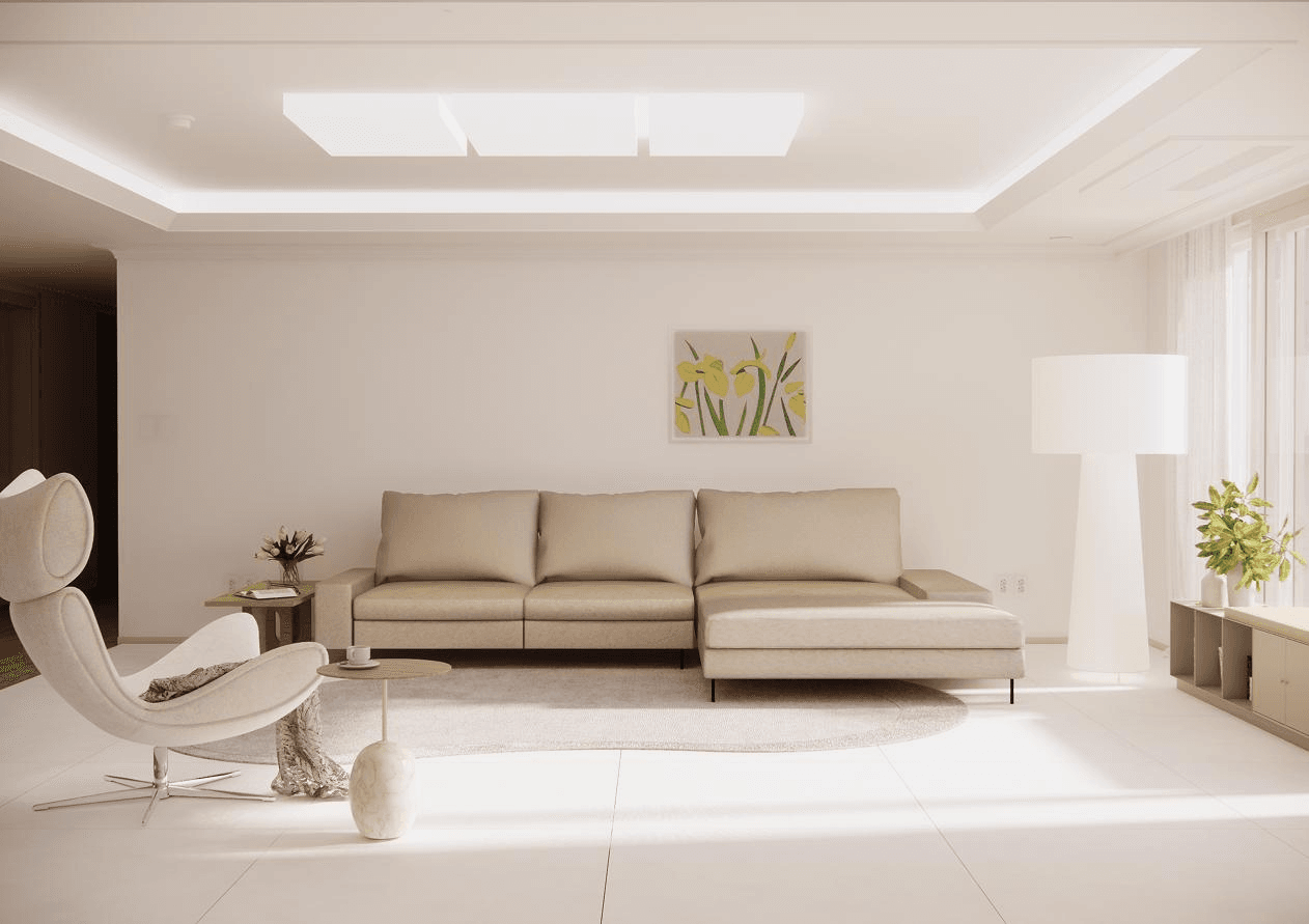 대치동 래미안 대치 팰리스 36평 ㅣ 거실 인테리어