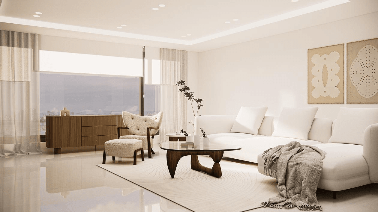 청담동 상지리츠빌 62평 ㅣ 거실 인테리어