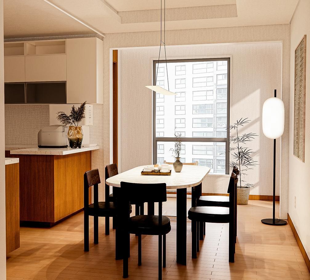 여의도 금호리첸시아 40평 ㅣ 다이닝 인테리어