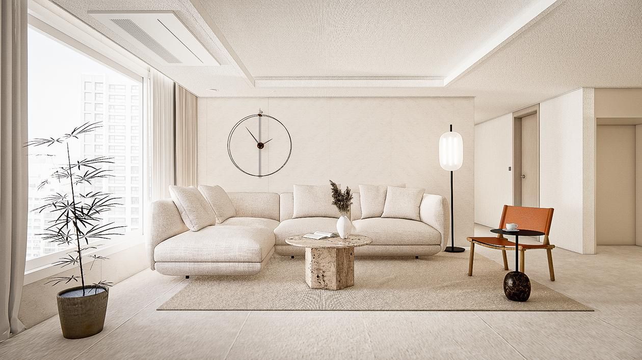 강남구 청담 르엘 46평 ㅣ 거실 인테리어