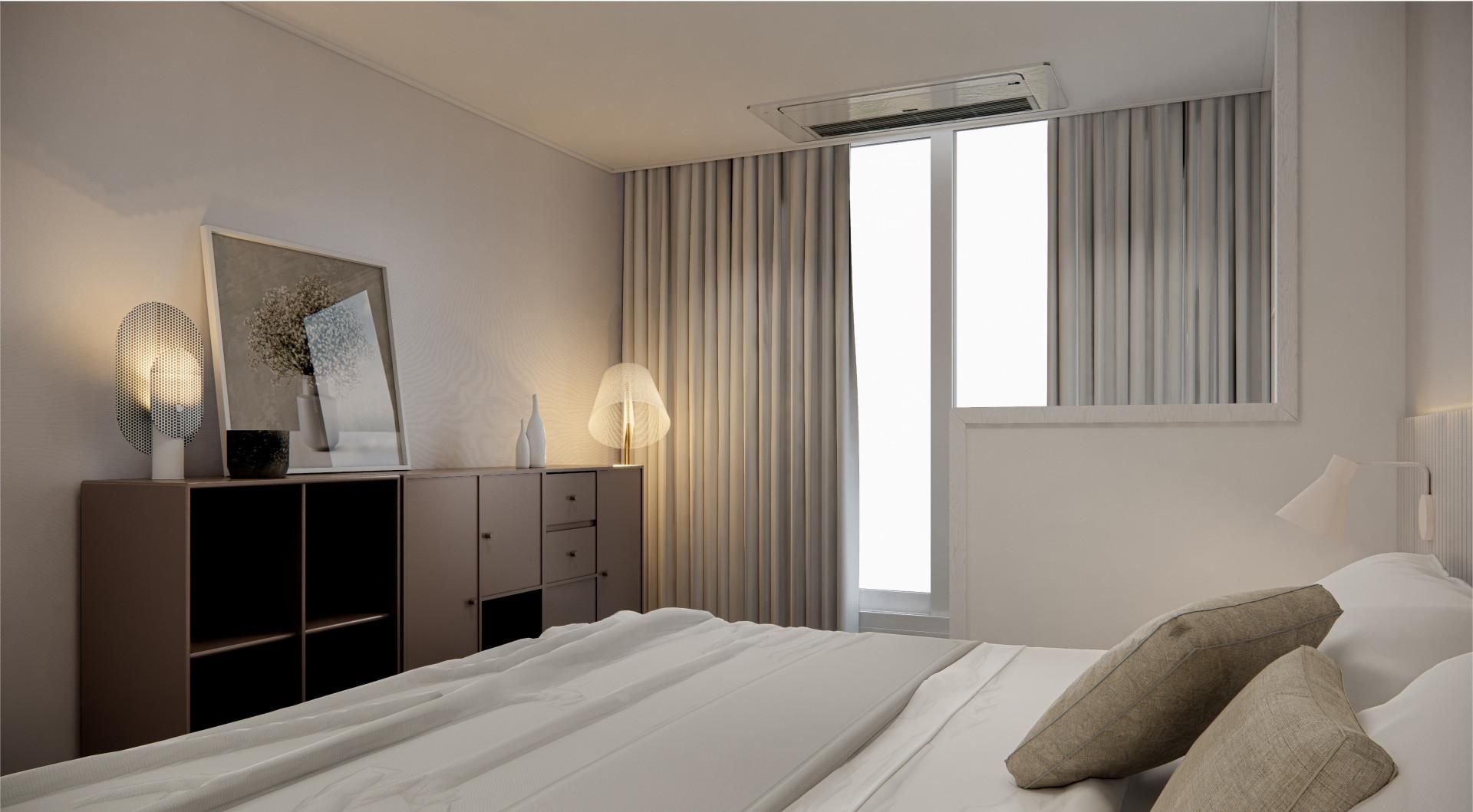 송파구 잠실 리센츠 아파트 48평  ㅣ  침실 인테리어